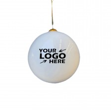 Christmas Glass Ball Ornament